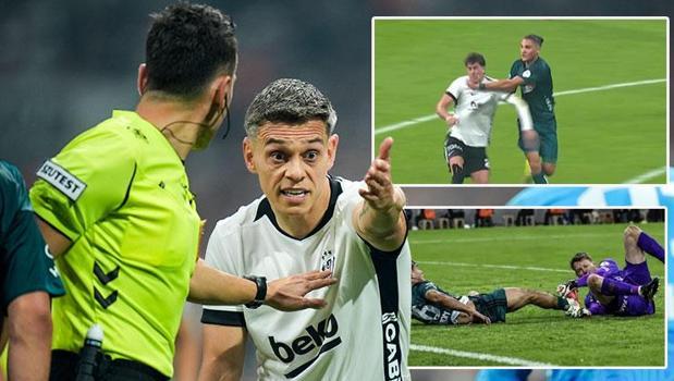 Eski hakemler Beşiktaş - Kocaelispor maçında tartışmalı pozisyonları yorumladı! 'Kural dışı hareket, kırmızı kart')