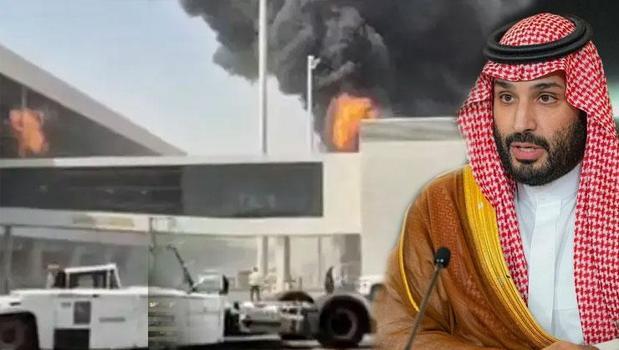 Suudi Arabistan’ın kalbinde patlama sesleri! Husiler vurdu)