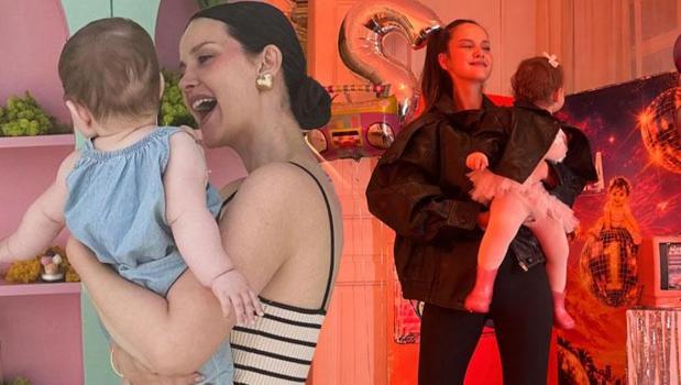 90'la konsepti doğum günü! İrem Helvacıoğlu'nun kızı Sora 1 yaşında)
