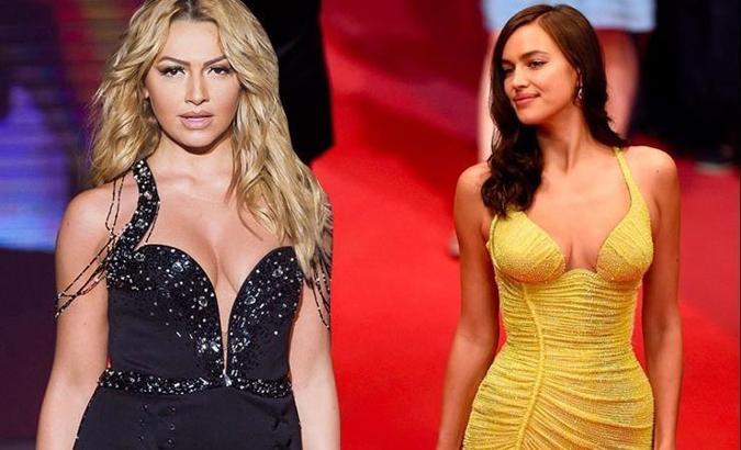 Çok yıldızlı şovda Hadise