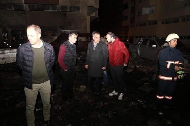 Apartmanın patlayan kalorifer kazanı, ortalığı savaş alanına çevirdi