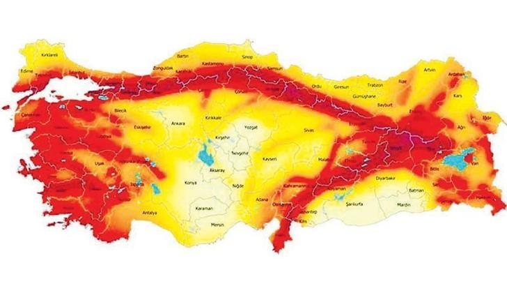Deprem haritası değişti! Hangi il ne kadar tehlikede
