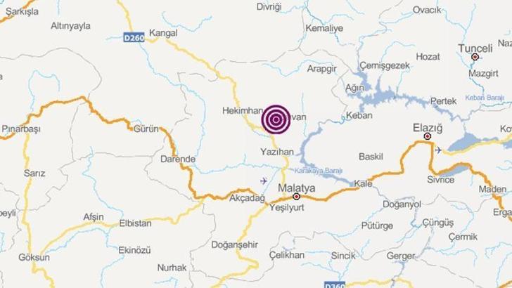 Malatya'da korkutan deprem!