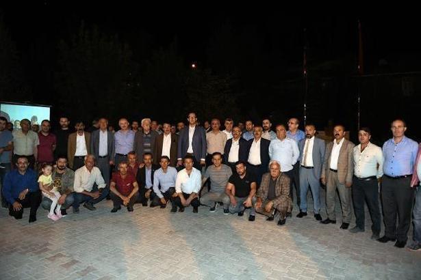 Kaymakam Türkmen'e veda yemeği