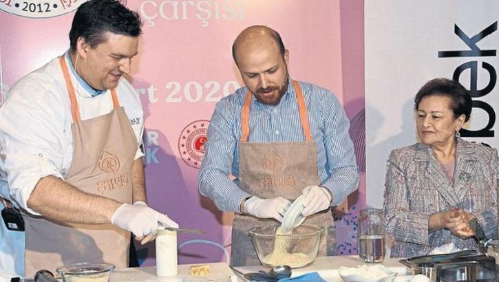 'Cemre Çarşısı'nda yemek yaptılar