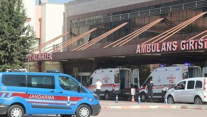 Suriye sınırında askeri araç devrildi