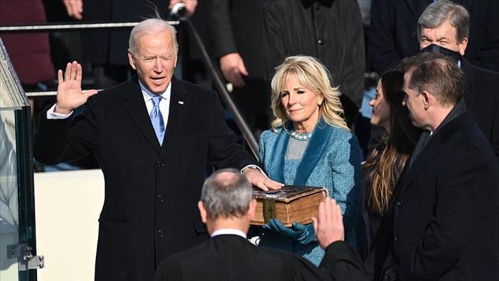 Joe Biden yemin ederek ABD'nin 46. başkanı oldu