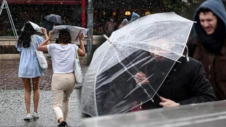 Son dakika: Hava durumu için son dakika uyarısı! Yağış ve dolu geliyor! İçlerinde İstanbul da var