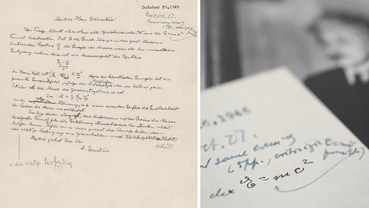 Einstein tarafından yazılan mektup 1,2 milyon dolara satıldı