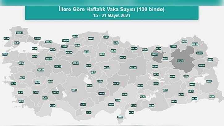 Koronavirüs vaka haritasında Antalya için bir ilk yaşandı!