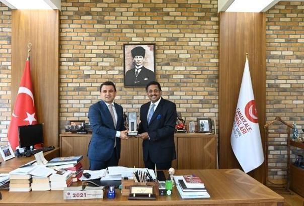 Hindistan Büyükelçisi Panda, Tarihi Alanı ziyaret etti