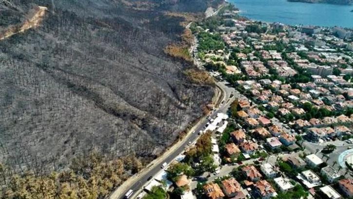 Marmaris'te yürekleri yakan görüntü