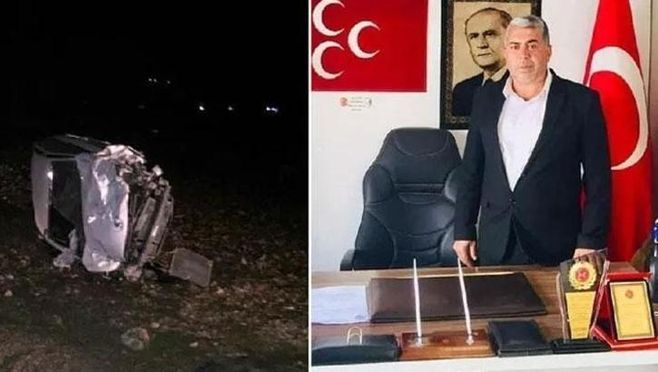 MHP Araban İlçe Başkanı İskender Gör kazada hayatını kaybetti