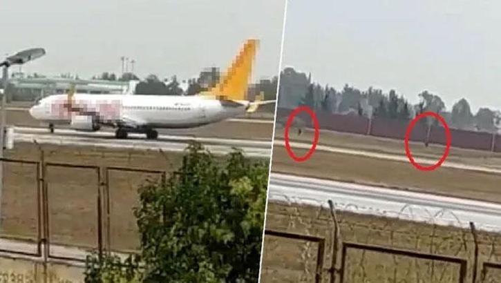Son dakika! Adana Havalimanı'nda korku dolu anlar: Piste inen uçağın önüne çıktılar! Çok sayıda gözaltı