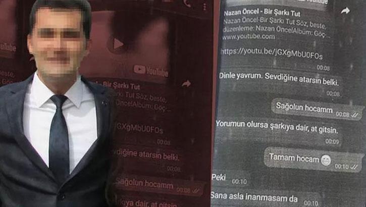 Öğretmenden 00.58'de taciz mesajları! Öğrencilerine ‘yavrum, 'fıstık', öptüm' demiş!