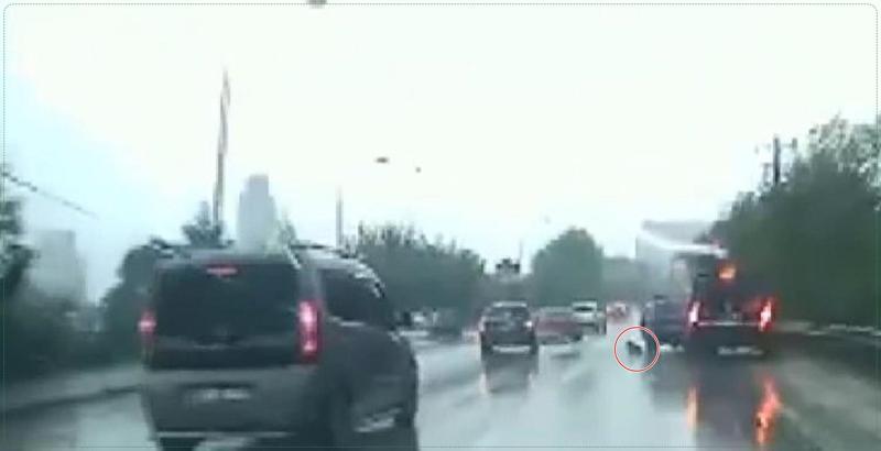 Ani manevrada aracın kapısı açıldı, çocuk yola düştü! O anlar kamerada