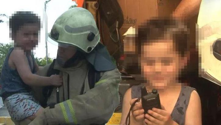 Yataktaki oyunu faciayla bitiyordu! Küçük çocuğu ekipler kurtardı