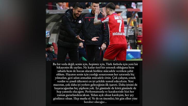 Nuri Şahin’den Doğukan Sinik’e veda mesajı