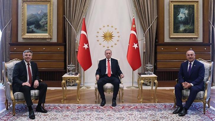 Cumhurbaşkanı Erdoğan, Bulgaristan Hak ve Özgürlükler Partisi Genel Başkanı Karadayı'yı kabul etti