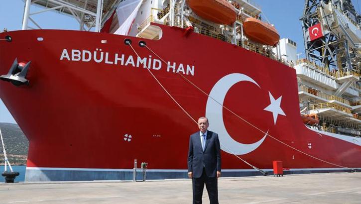 Abdülhamid Han gemisi Mavi Vatan'a uğurlandı! Cumhurbaşkanı Erdoğan açıkladı! Görev yeri detayı dikkat çekici