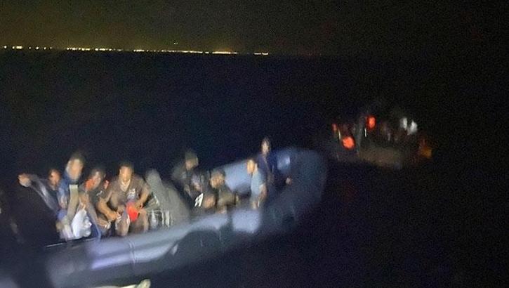 Marmaris’te 32 düzensiz göçmen kurtarıldı