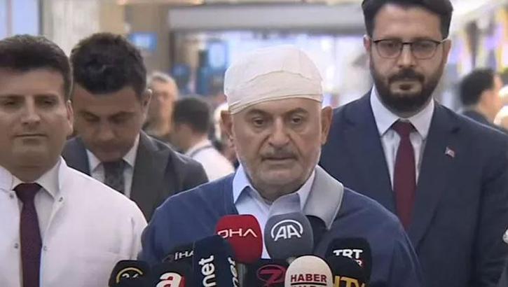 Binali Yıldırım taburcu oldu! "İki kaburga kırığım var"