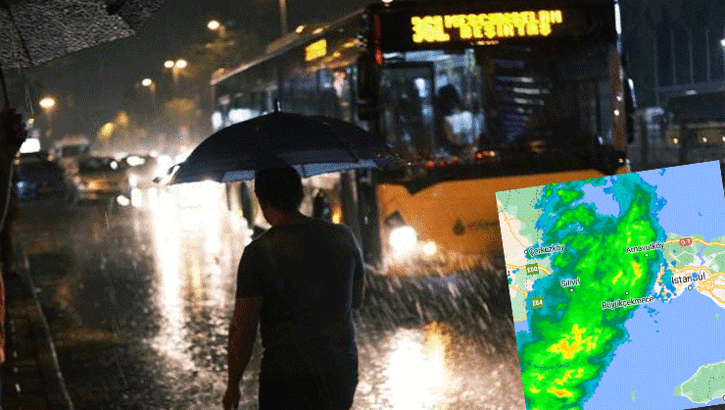Yağış İstanbul'u sarıyor! Uyarı geldi, akşam saatlerine dikkat