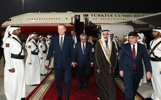 Cumhurbaşkanı Erdoğan, Katar’da