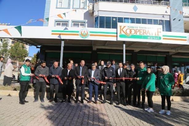 Ergani’de ikinci Tarım Kredi Kooperatifi marketi açıldı