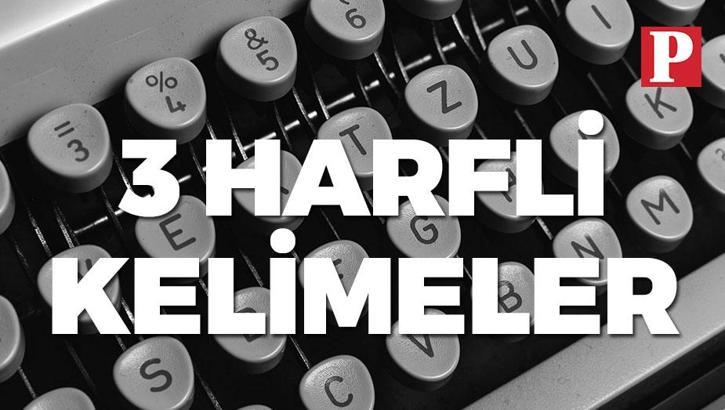 3 harfli kelimeler nelerdir? En sık kullanılan 3 harfli sözcükler...