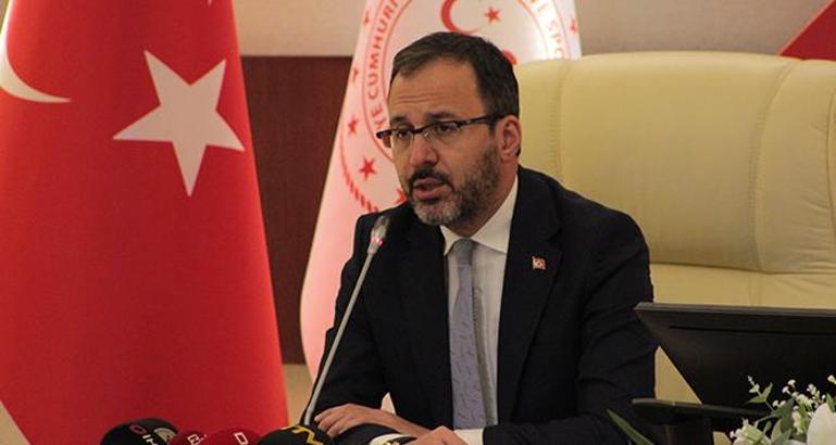 Spor Bakanı Kasapoğlu tüm ulusal spor organizasyonlarının durdurulduğunu açıkladı