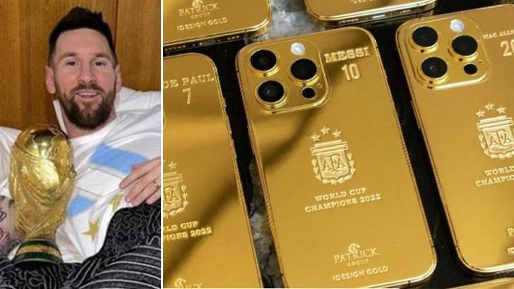 Messi'den 35 iPhone'luk jest! Tüm takım arkadaşlarına hediye etti