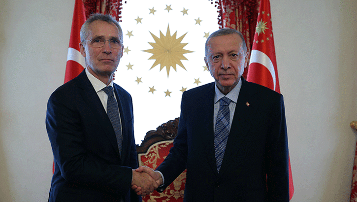 Cumhurbaşkanı Erdoğan, NATO Genel Sekreteri Stoltenberg’i kabul etti