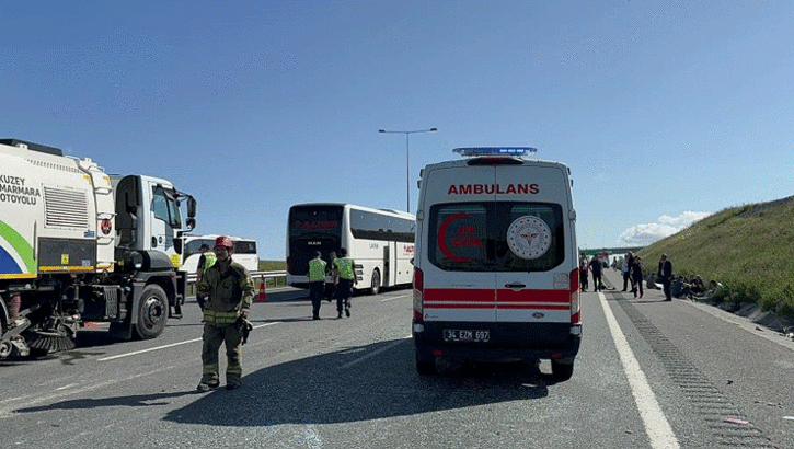 Kuzey Marmara Otoyolu'nda Zincirleme Kaza - Gündem Haberleri