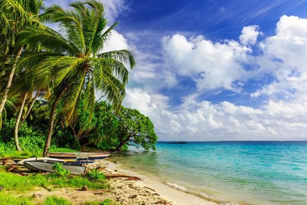 Kiribati nerede, haritası ve komşuları! Kiribati bayrağı, para birimi ...