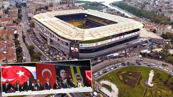 Atatürk Stadı'na coşkulu alkış