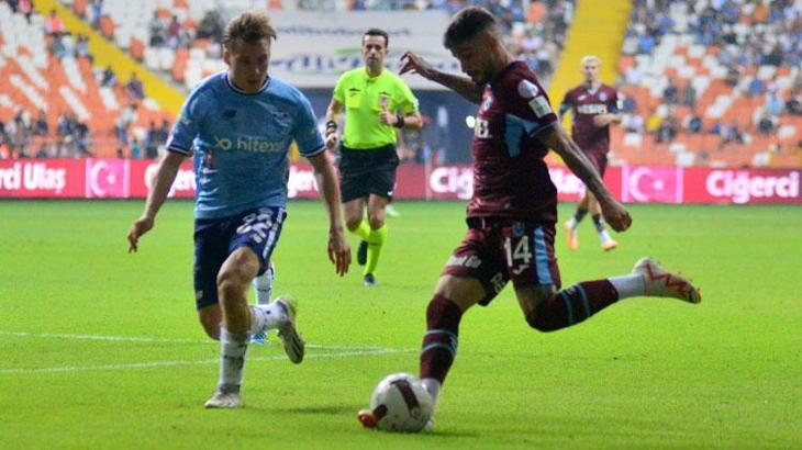 Adana Demirspor, Trabzonspor'u tek golle geçti 3 puanı aldı