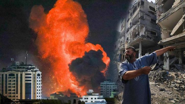 Gazze'ye havadan mesaj yağdı! 'Evlerinizi derhal boşaltın'