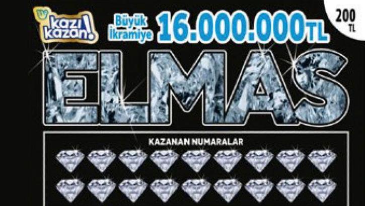 16 milyon TL ikramiyesi ile göz kamaştıran Elmas!
