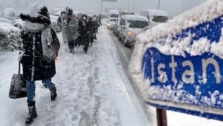 İstanbul'a kar geliyor! Hava durumu haritası değişti, Meteoroloji paylaştı