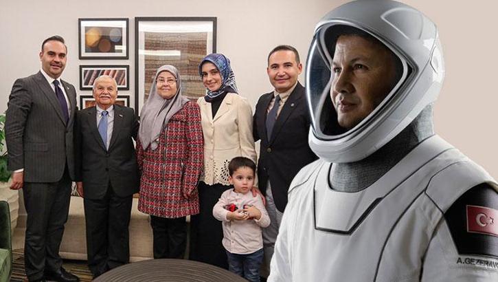 Bakan Kacır, Türk astronotun ailesiyle görüştü: Yeni bir döneme geçiyoruz