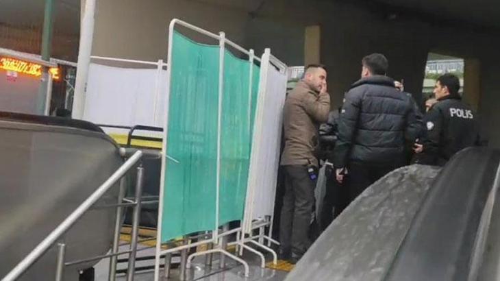 Alt geçitteki yürüyen merdiveni tamir edenişçi merdivenin çalışması sonucu sıkışarak hayatını kaybetti
