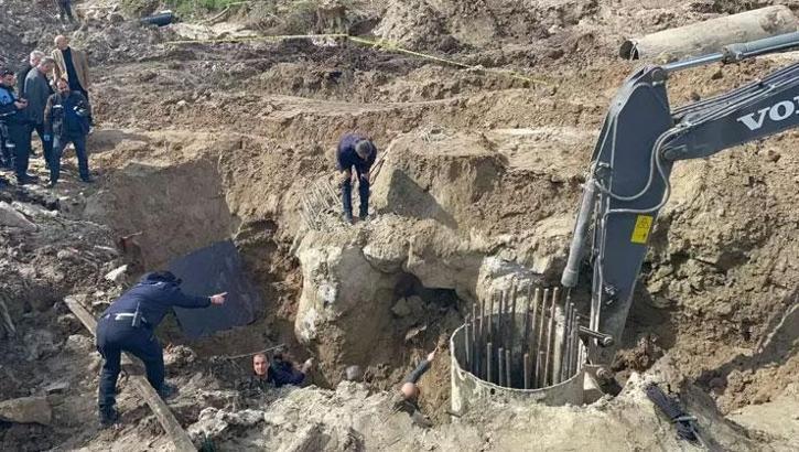 Çerkezköy'de tren hattı çalışmasında göçük: 2 işçiden acı haber