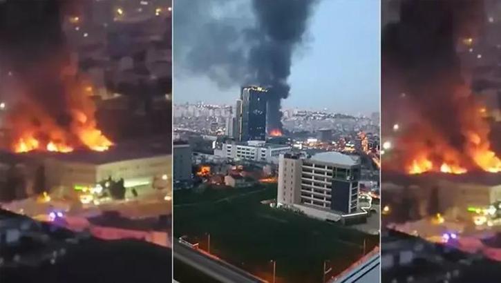 Son dakika: İstanbul Küçükçekmece'de fabrika yangını! Ekipler bölgede