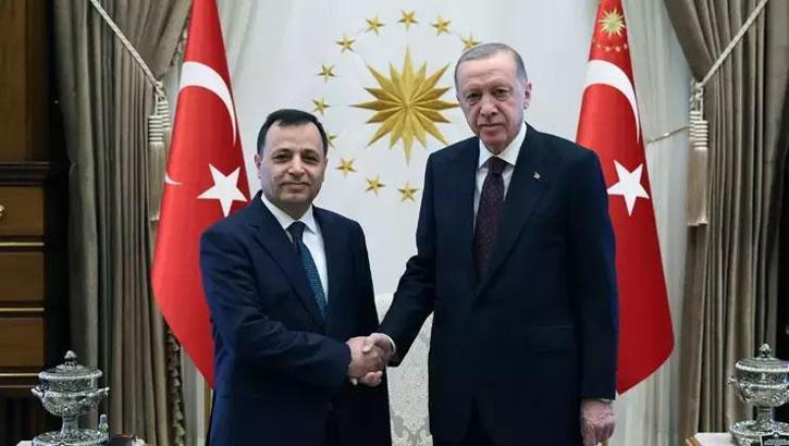 Cumhurbaşkanı Erdoğan, AYM Başkanı Zühtü Arslan'ı kabul etti