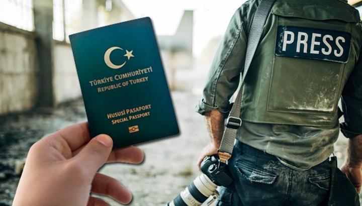 Gazetecilere yeşil pasaportta yeni gelişme