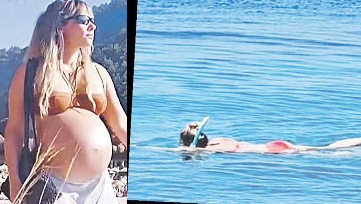 Doğuma 1 ay kala tatil
