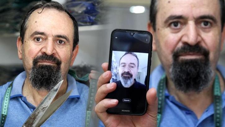 Görenler boya sanıyor! Beyaz saç ve sakalı bir anda siyaha döndü