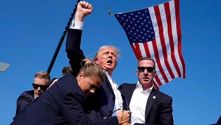 Vurulduktan hemen sonra ağzından tek kelime çıktı! Trump suikastı ABD için her şey değiştirdi