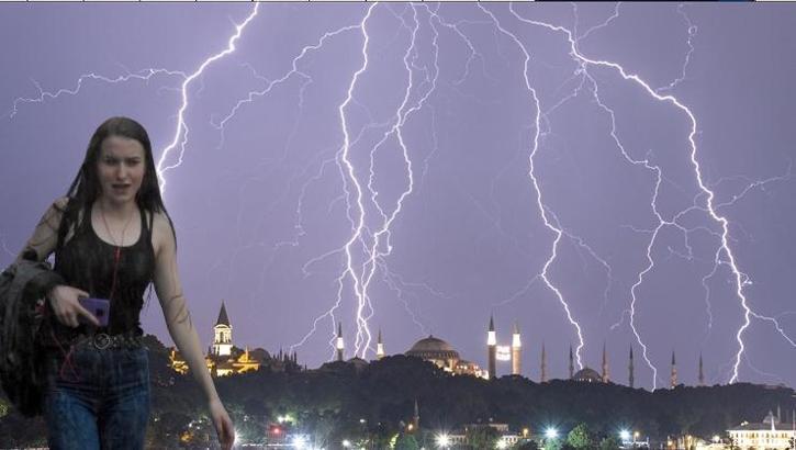 İstanbul için kuvvetli yağış alarmı! Meteoroloji sarı kodla uyarıp saat verdi